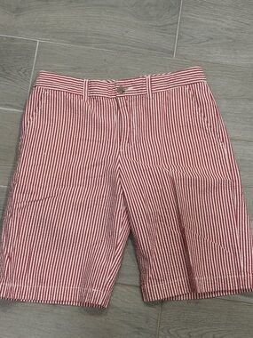 Polo Ralph Lauren Seersucker Boy Shorts Size 14